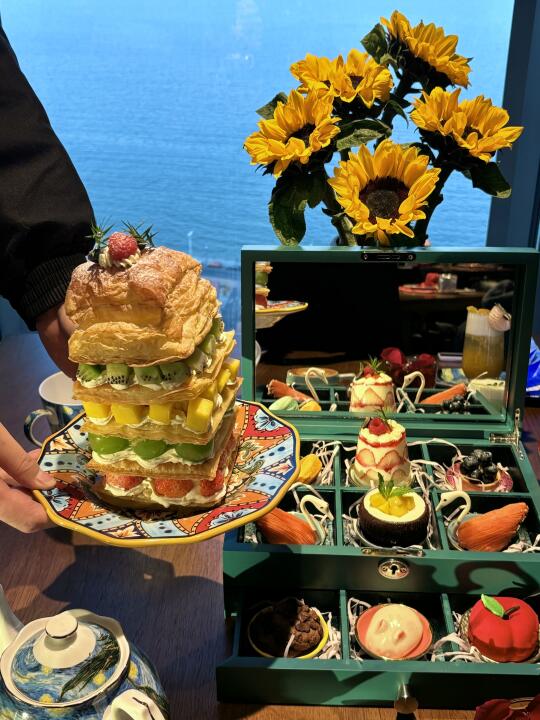 烟台！这家海景餐厅！！真嘟好爱❤️