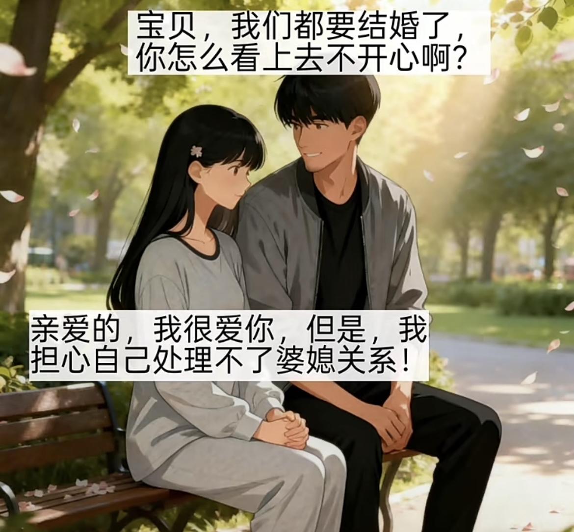 “ 媳妇，我们马上结婚了 你怎么不开心 ”[吃瓜群众]

“ 老公，我怕处理不好