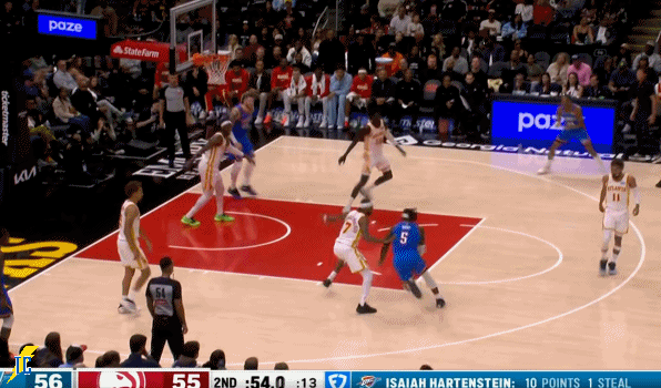 离谱！多尔特三分一个不进，但持球单打的飘逸中投打进！nba新赛季第一声加油 ​​