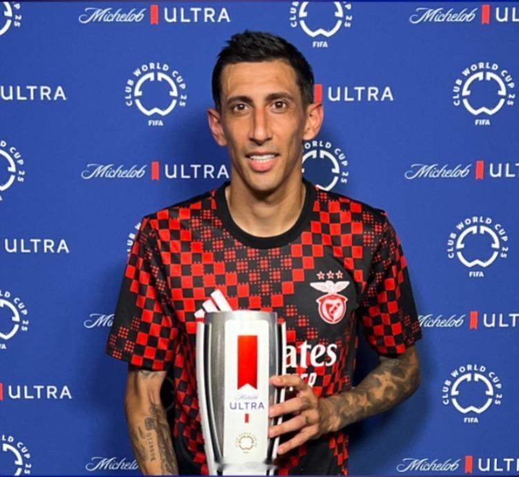 天使👼 MVP！安赫尔·迪马利亚，在世俱杯🇦🇷🔝本菲卡 6-0 战胜奥克