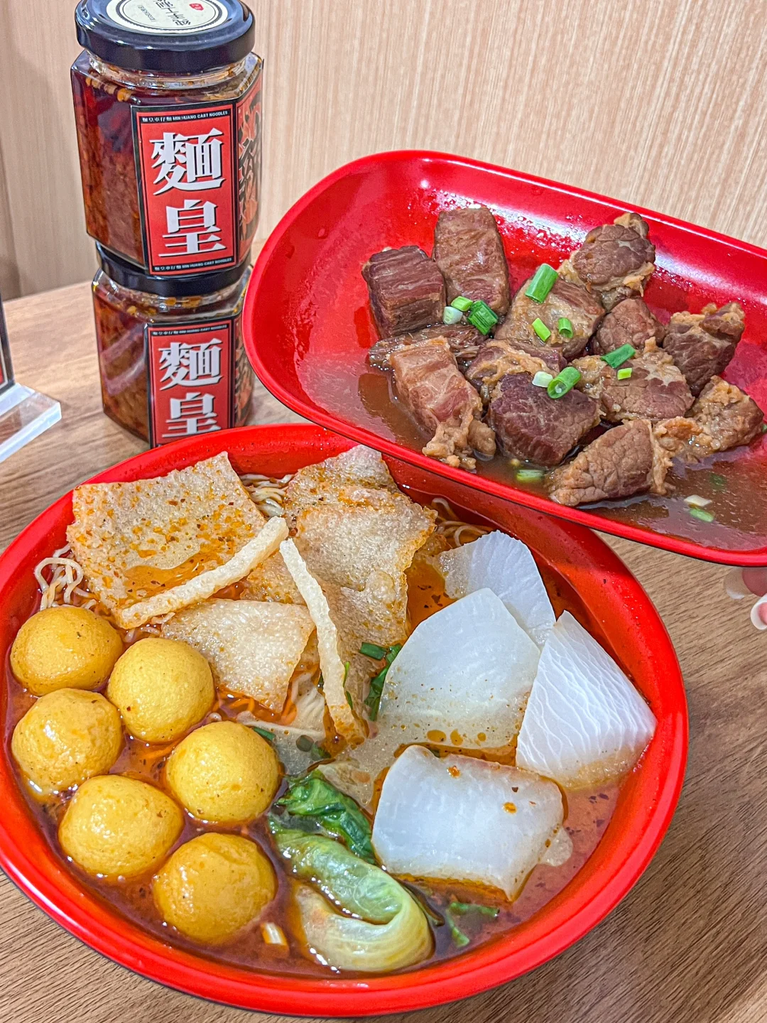 在佛山～竟吃上了星爷同款港式面🍝🍝～～