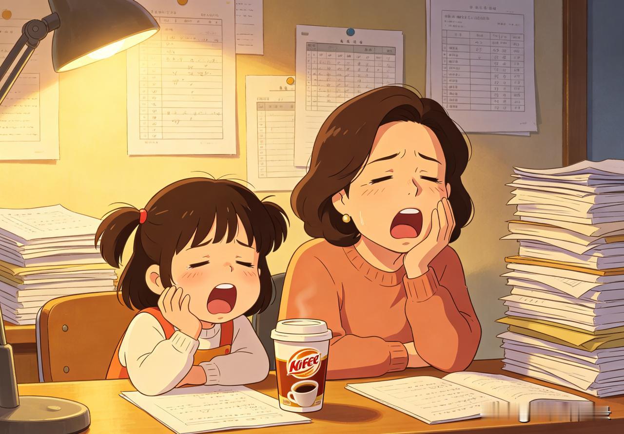 同样是熬夜喝咖啡提神，为啥别人越喝越精神，我和闺女喝了照样犯困？
 
我姐在单位