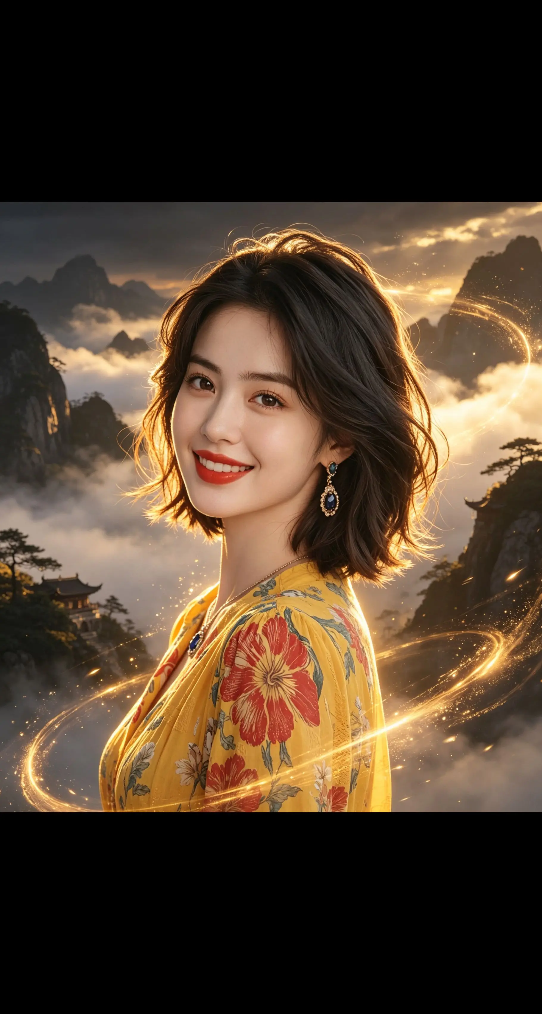 AI国风玄幻追光照 ai创作