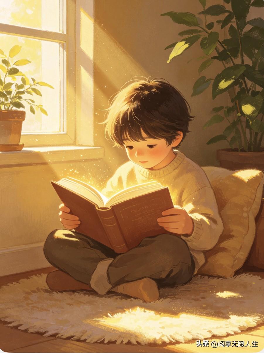 一位教师说：
“孩子的后劲，是读书给的！小学阶段，爱读书的孩子不一定成绩最好；但