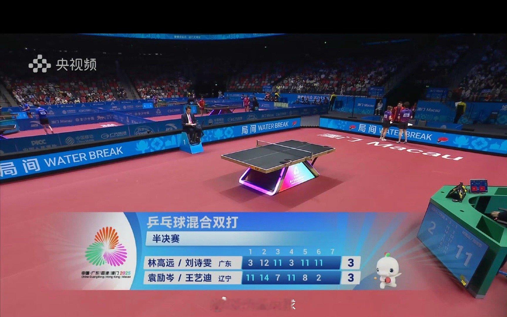 局分3:3，决胜局5:5了…… 