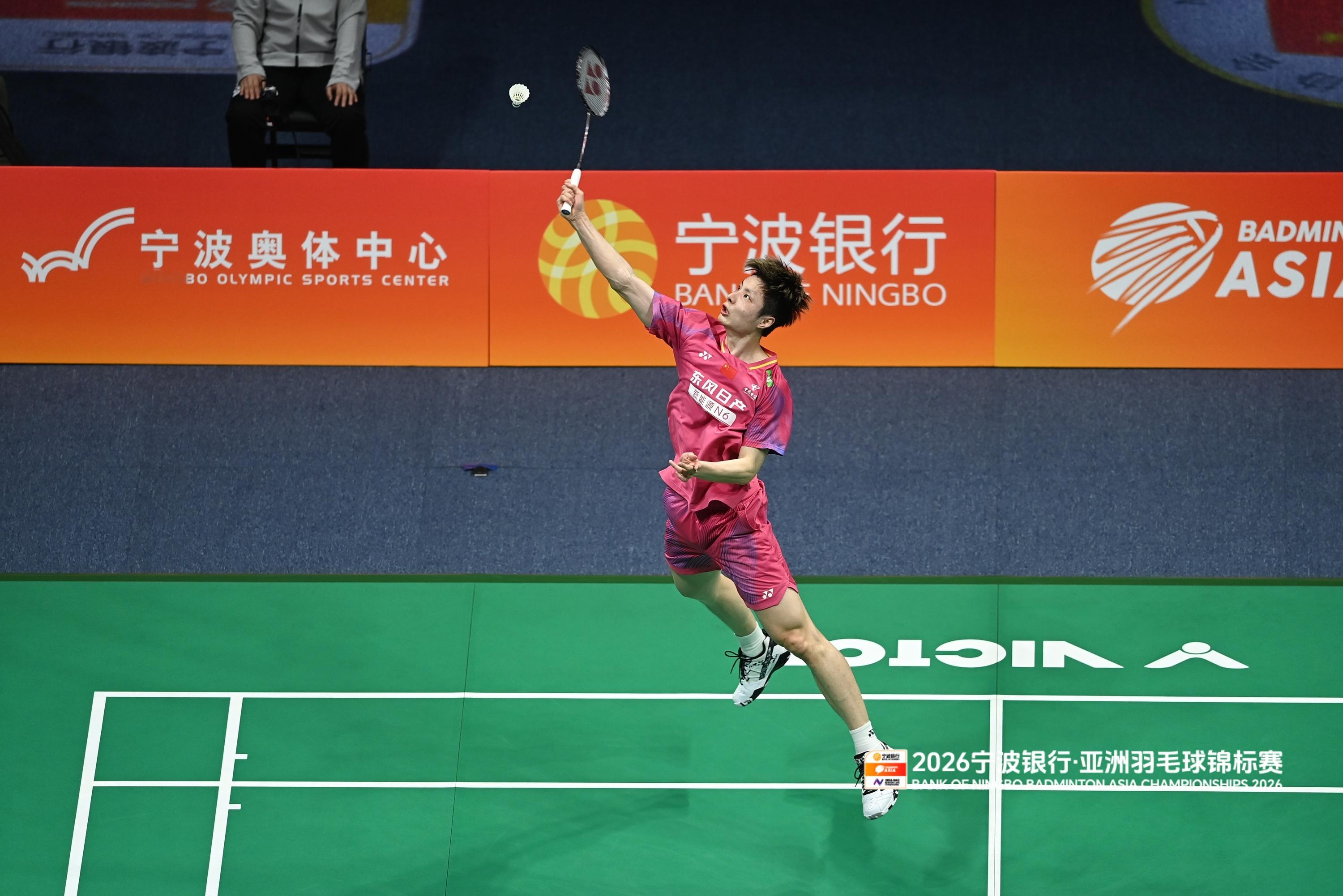 石宇奇📷cr：赛事组委会2026年羽毛球亚锦赛中国羽毛球队