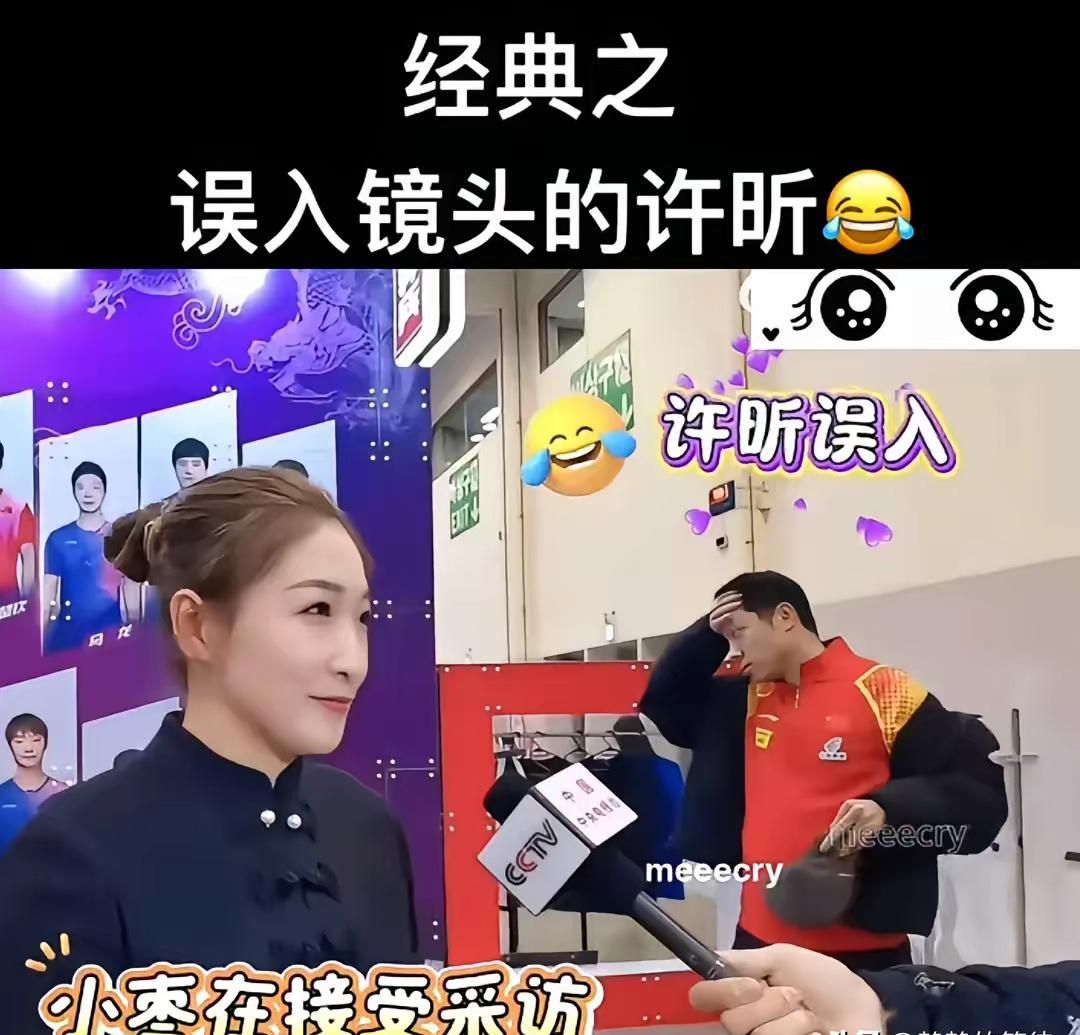 感觉乒乓界少了许昕，那快乐都得少一半。[允悲]觉得除了沈腾，许昕也是自带笑点。往