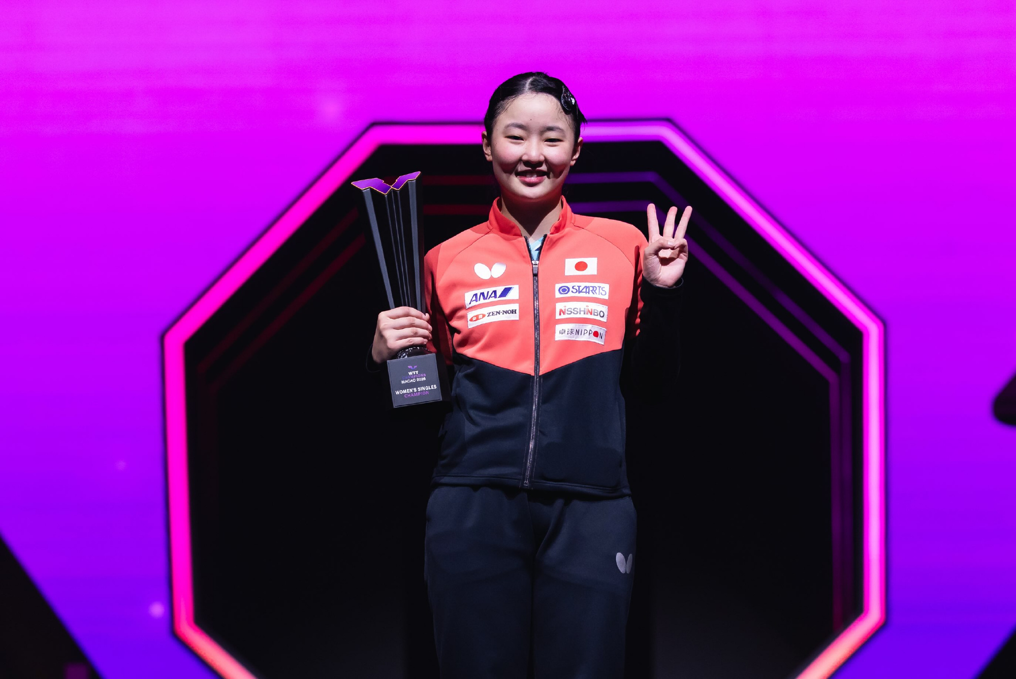 张本美和亚运会前发文张本美和说亚运会全力以赴 张本美和澳门冠军赛夺冠后在社媒发文