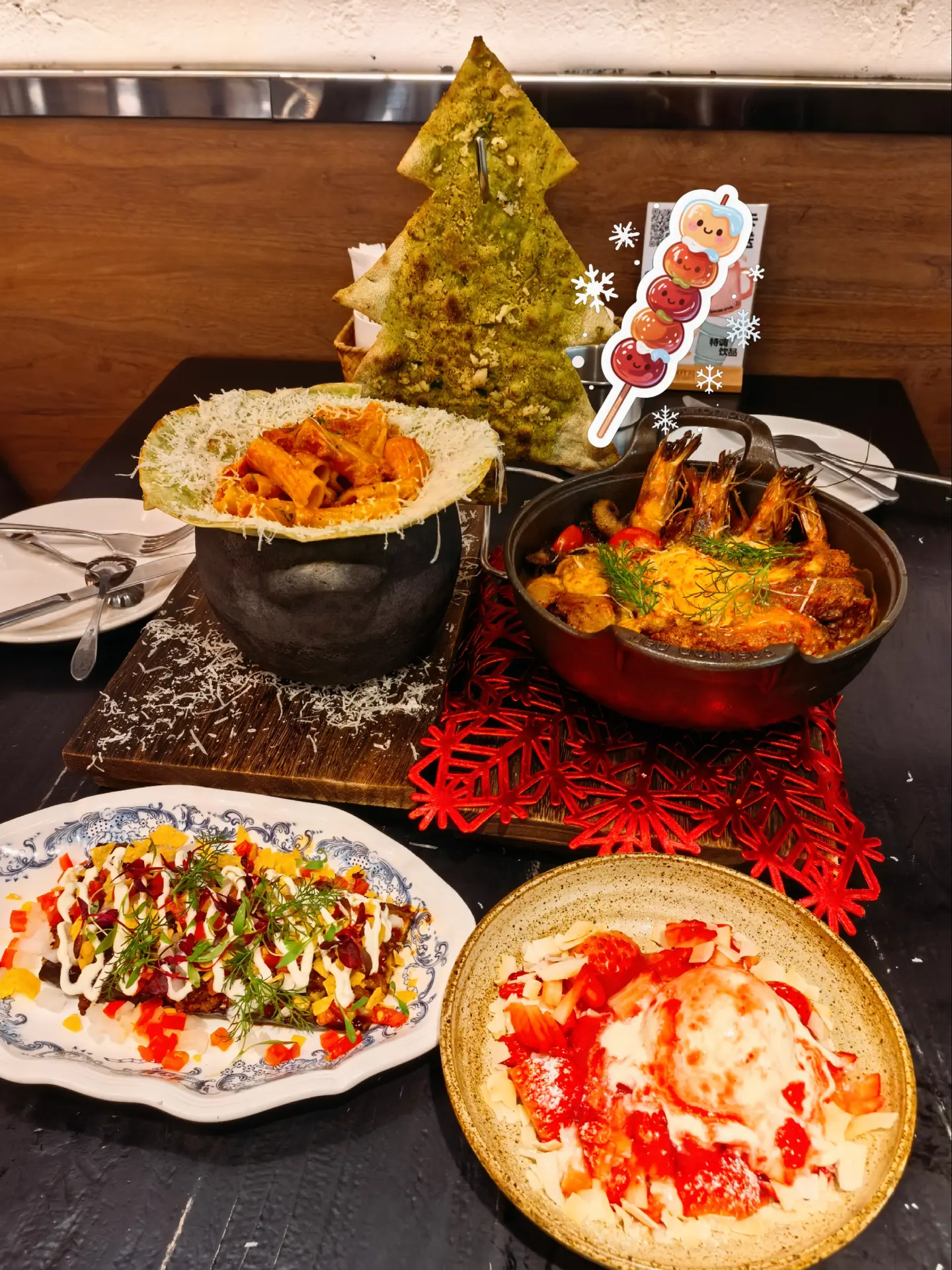 圣诞氛围拉满的漂亮饭~