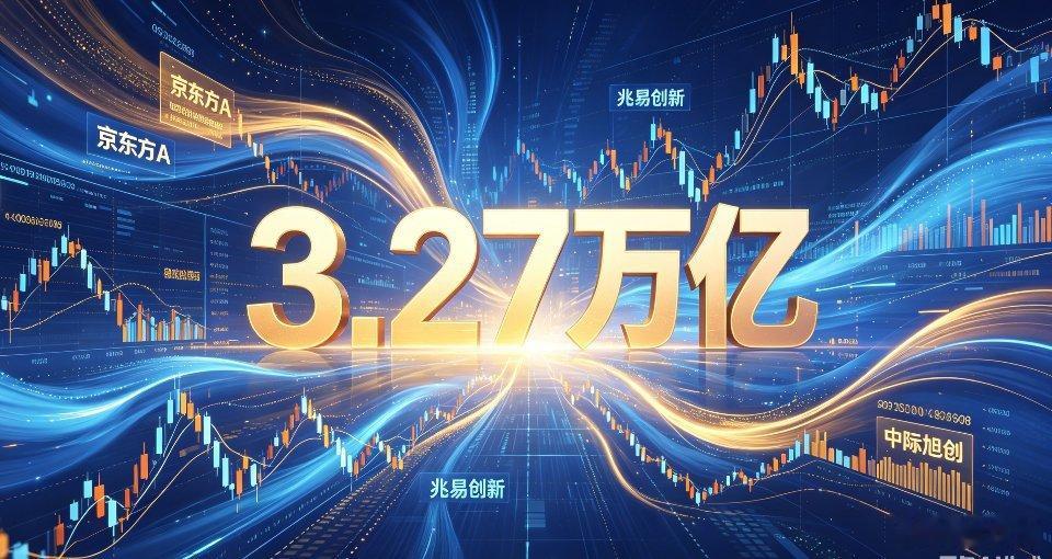 A股成交额6月30日A股全天成交3.27万亿，较昨日缩量超2400亿沪市1.53