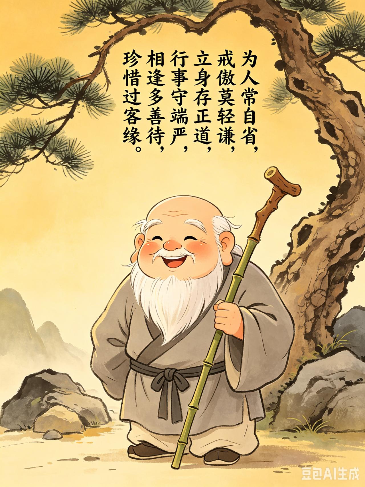 小故事
 苍蝇与骆驼

骆驼经大漠，
黄沙难望边，
天热沙滚烫，
行走步步难，
