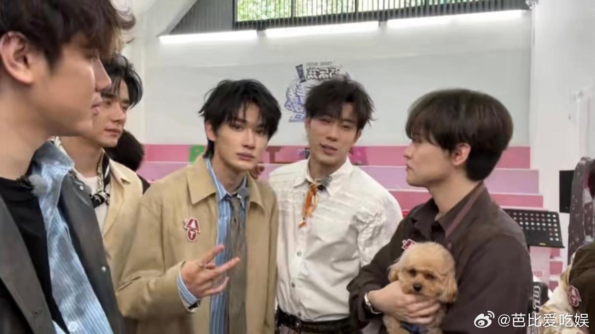 钟辰乐抱希林娜依高的狗钟辰乐可爱值直接拉满，温柔怀抱着小狗乖巧又软萌，和希林娜依