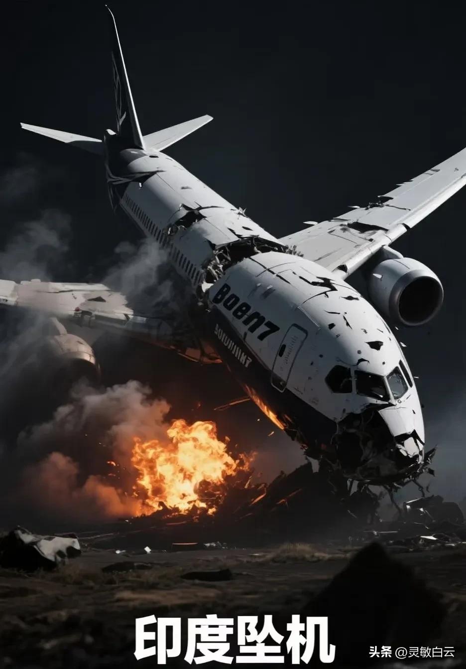 快报！快报！
7月11日最新消息：上个月印度航空公司一架波音787-8客机坠机的