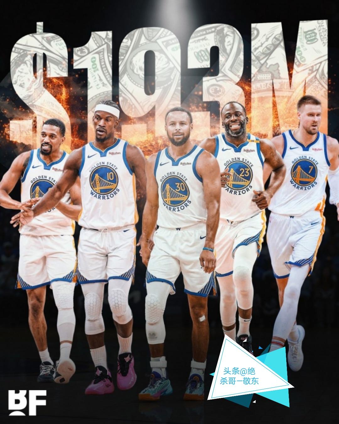 顽强的金州勇士多达8人缺席，爆冷赢球只差24秒呀！
勇士客场110:107客场惜