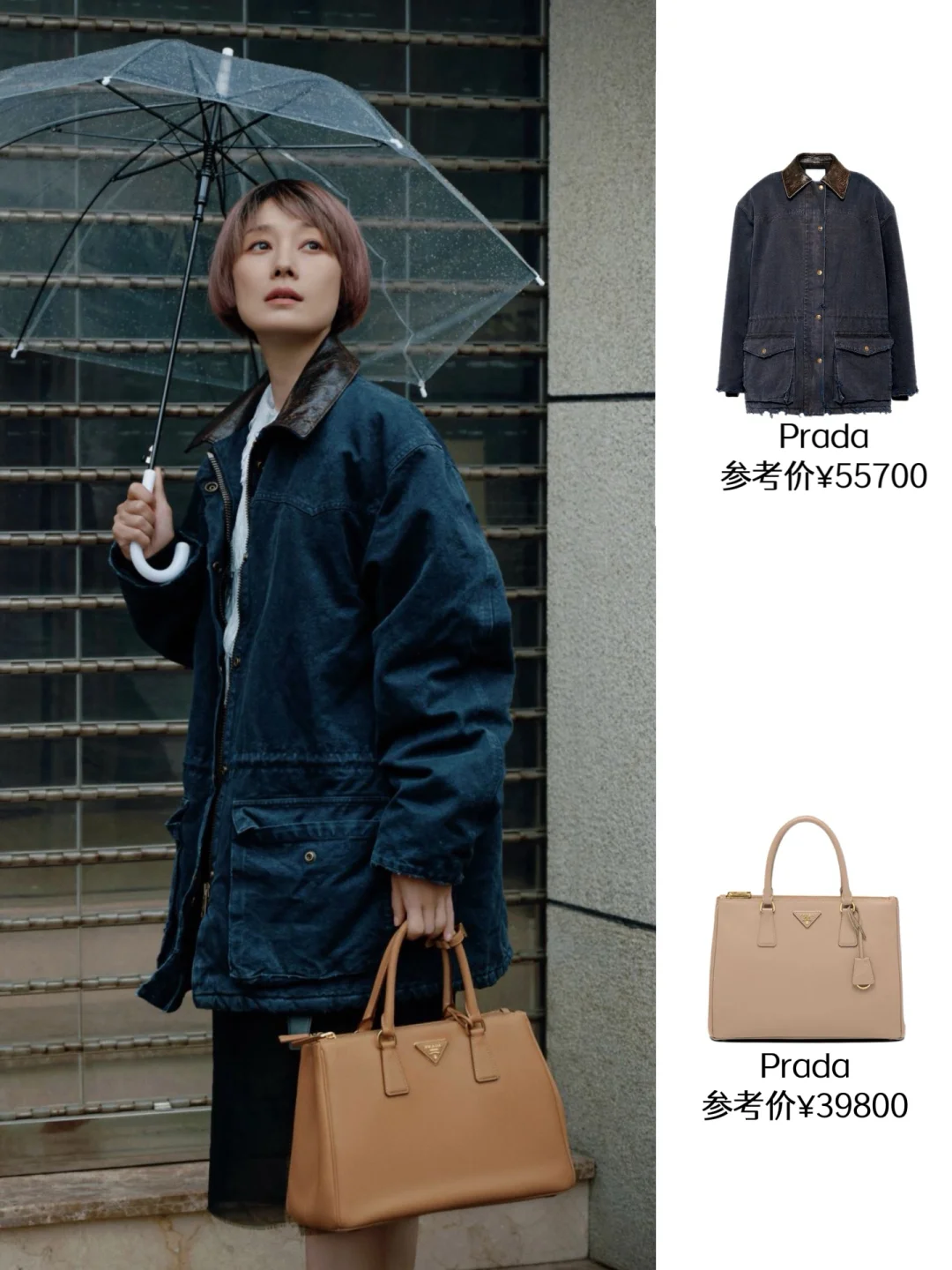 Prada这只包好适合有点小钱的中女呀