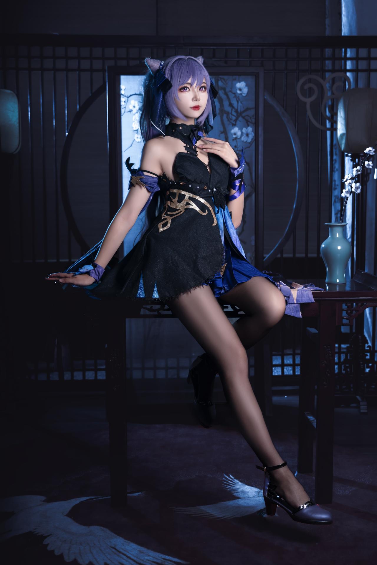 璃月玉衡星刻晴，稻妻鸣神大社主任八重神子！#游戏##原神##二次元#