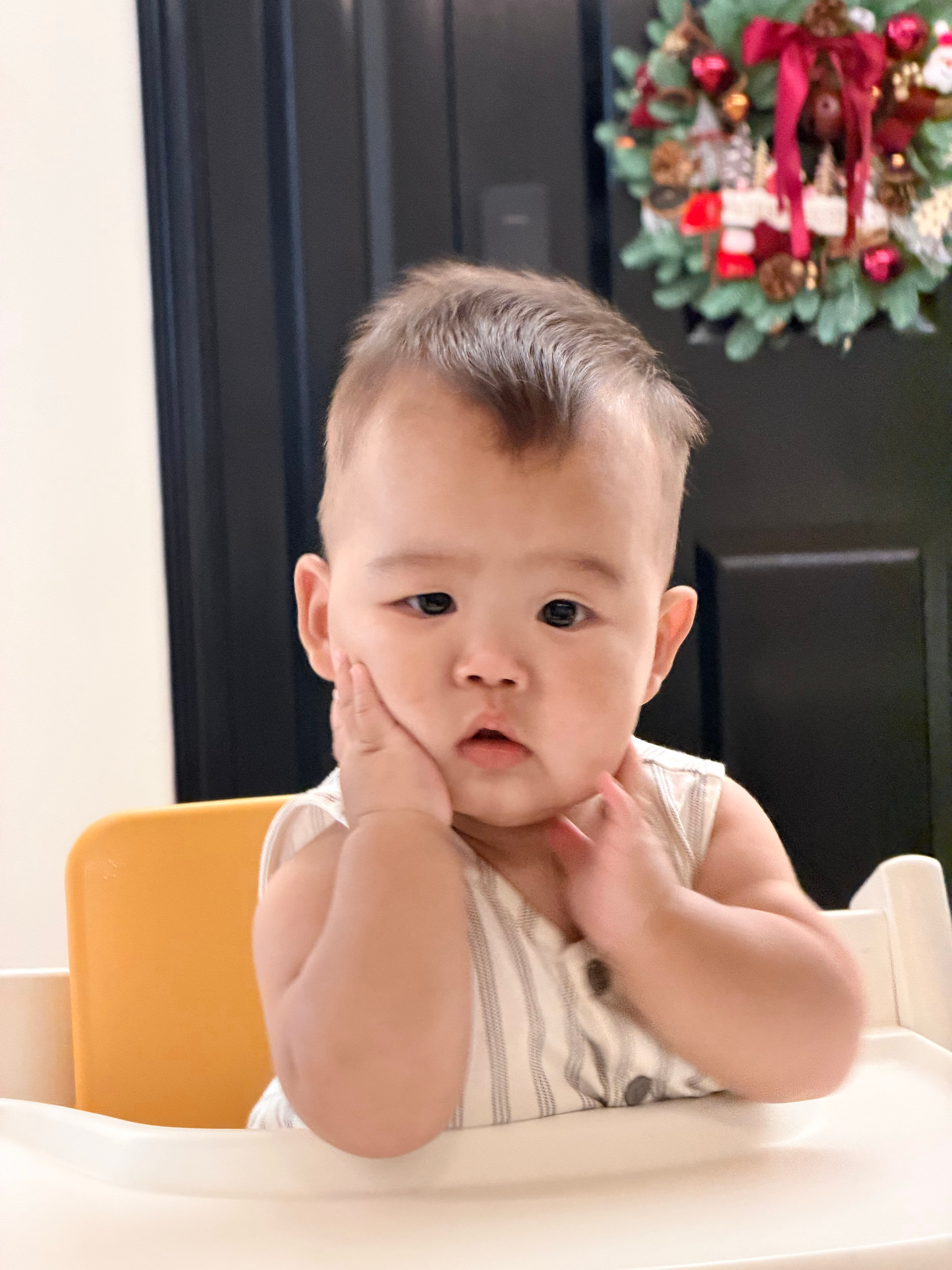 给风仔弄了个经典美式渐变发型，各位ee看着还行不