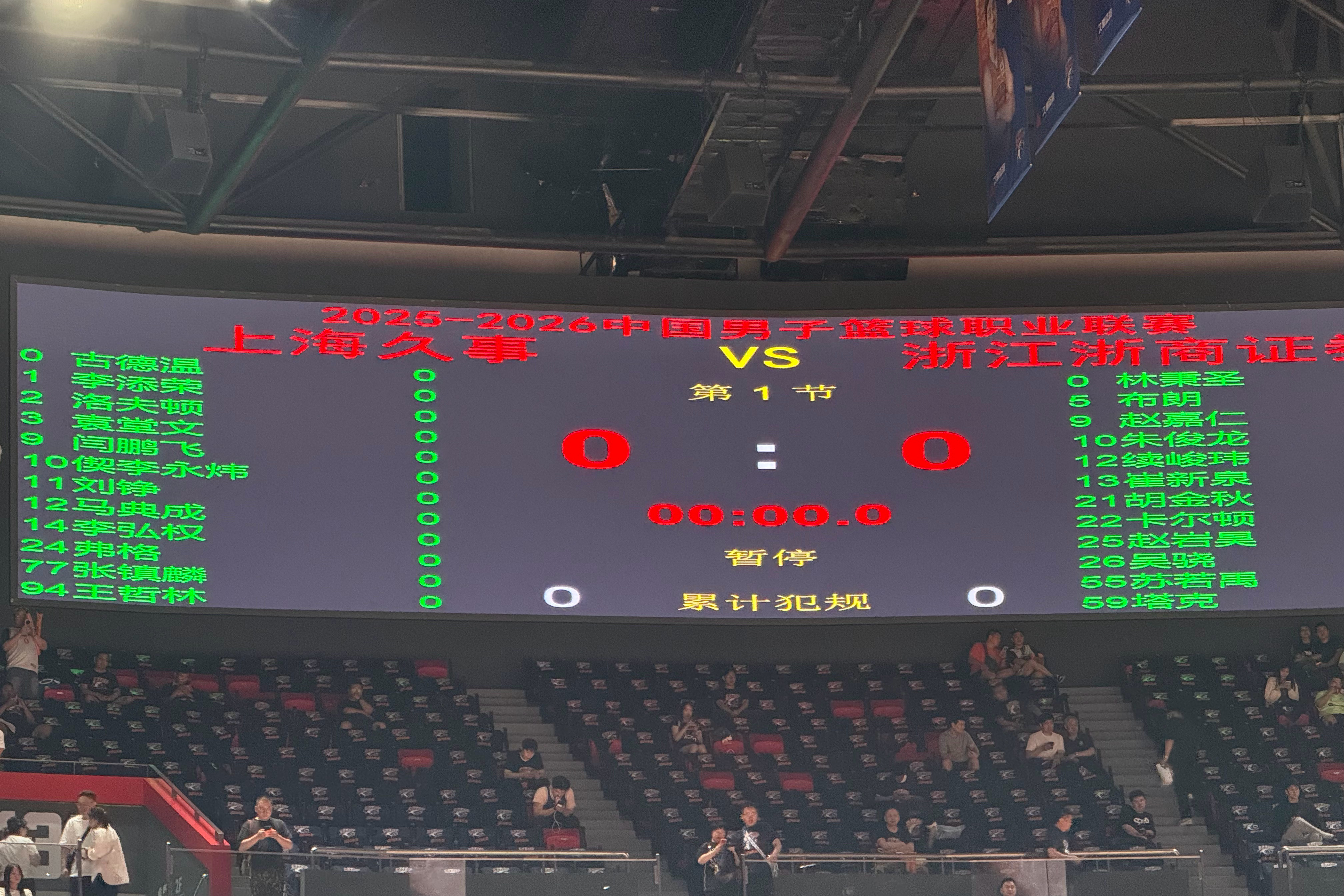 G5大名单:上海久事洛夫顿复出、浙江浙商证券孙铭徽因发烧缺席比赛，两队都是三外援