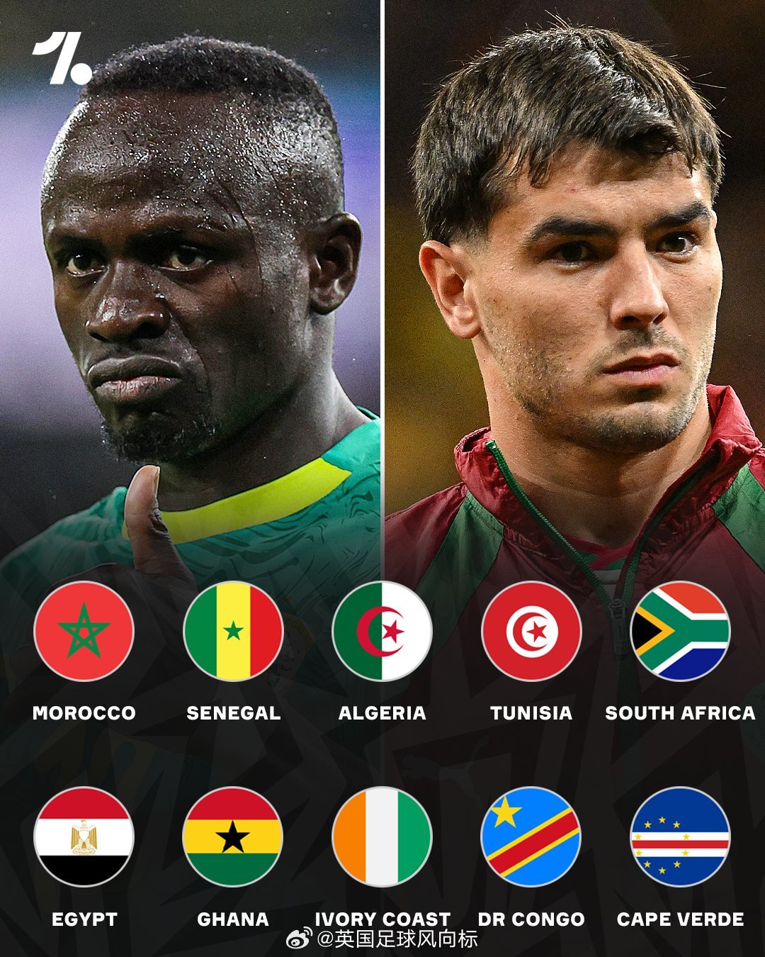 亚州9队参加世界杯创造新历史，非洲区更牛X，总共有10支国家队出战2026世界杯