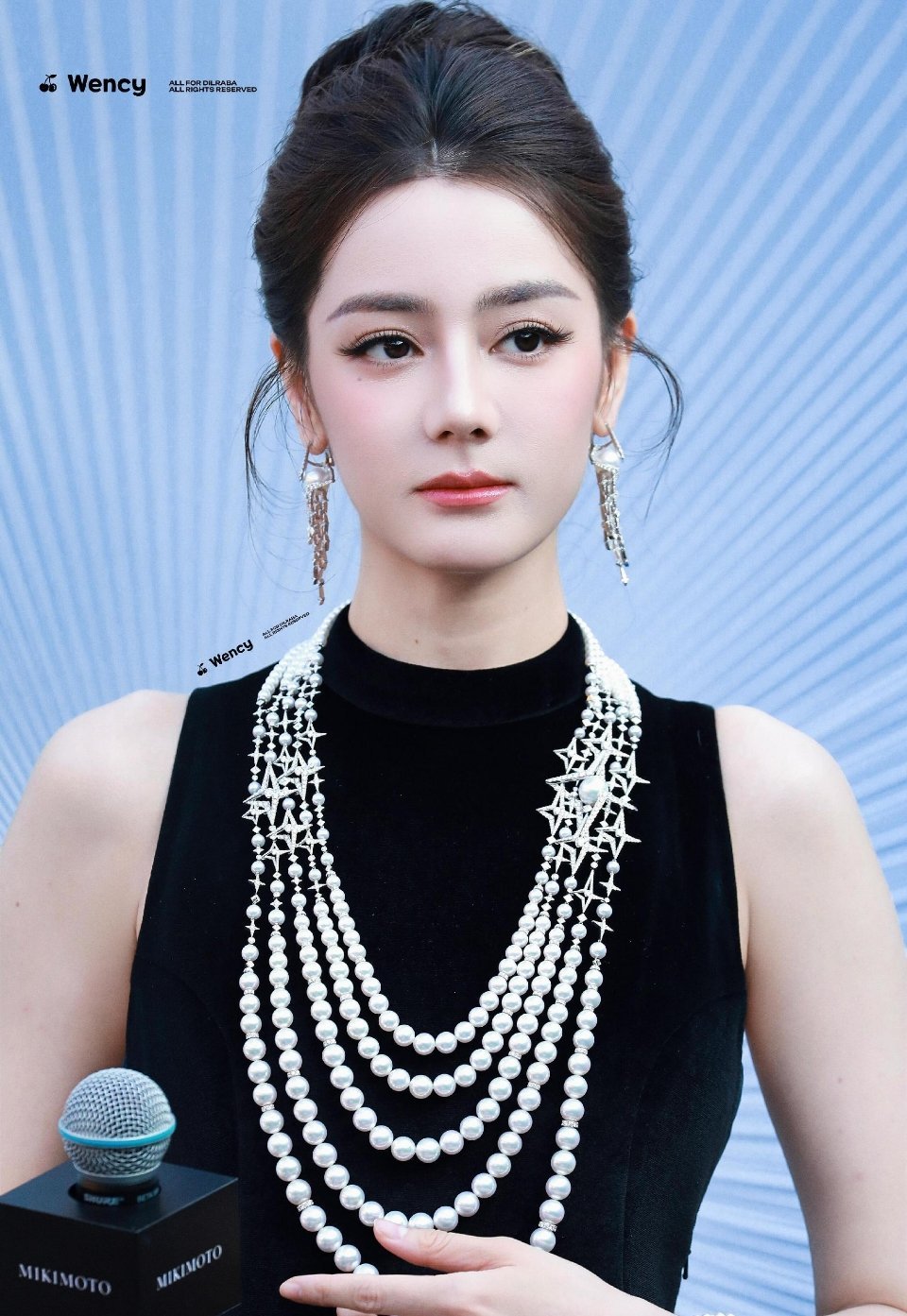 女明星贴头皮造型迪丽热巴钰珑 绝美骨相 顶级星光女 