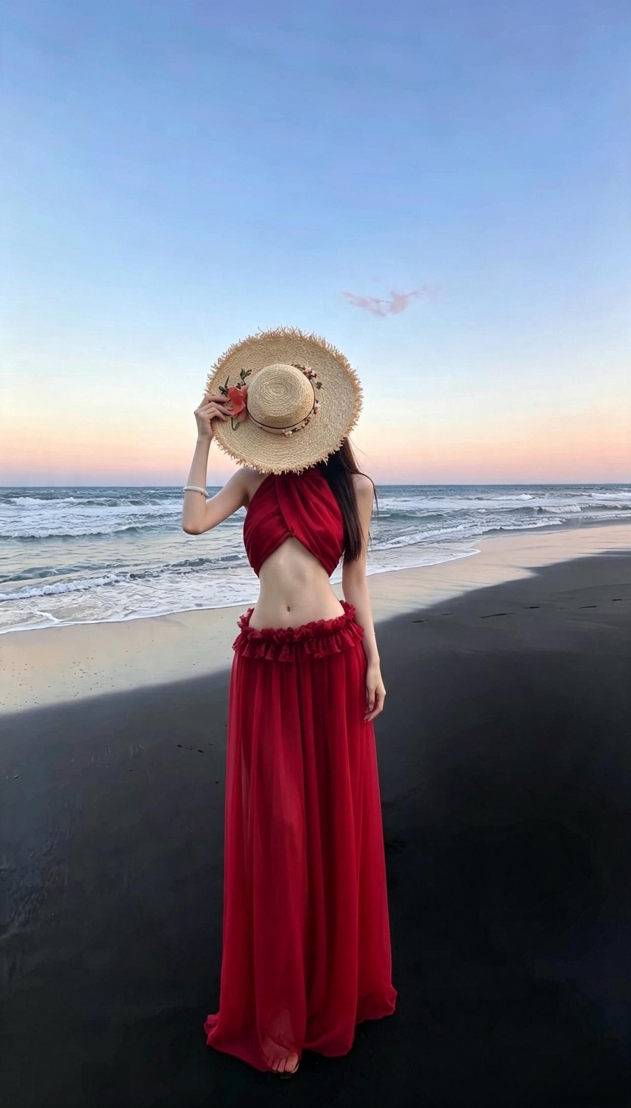 海边度假穿搭 夏日海边有多出片 沙滩穿搭