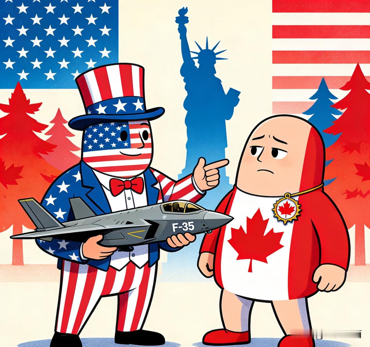 引狼入室：加拿大的依附之痛
 
当美国驻加拿大大使以“不买F-35就闯领空”的赤