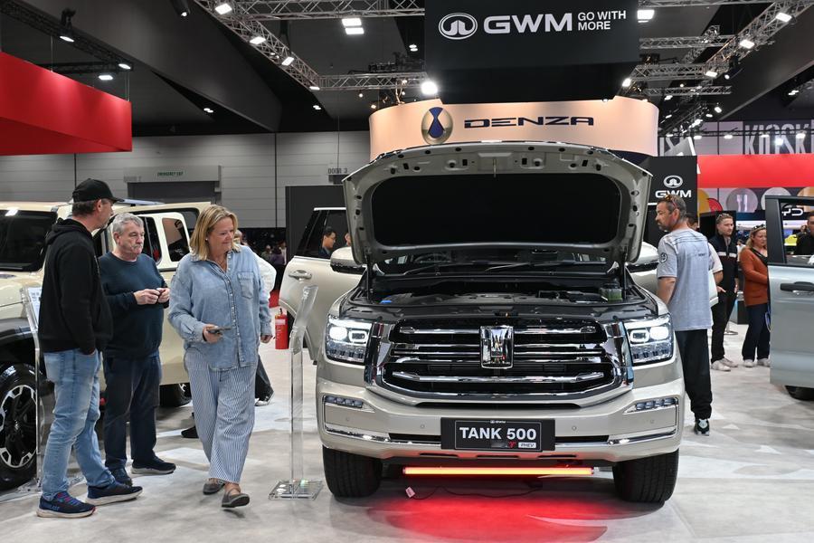 今年墨尔本车展中国新能源车几乎占了半壁江山。从极氪、比亚迪到广汽埃安，各种纯电、