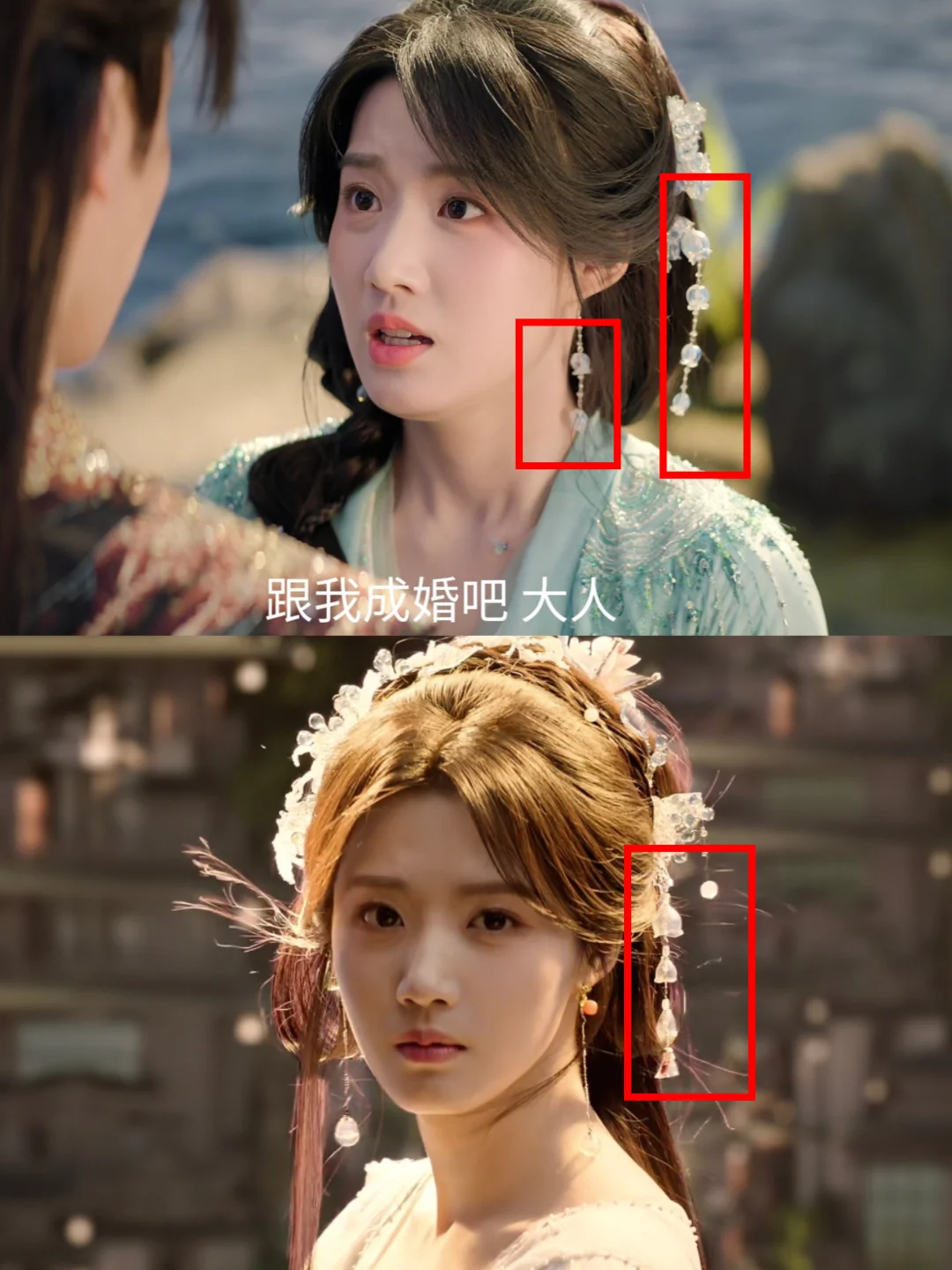 一花双关，明意的发饰好应景！