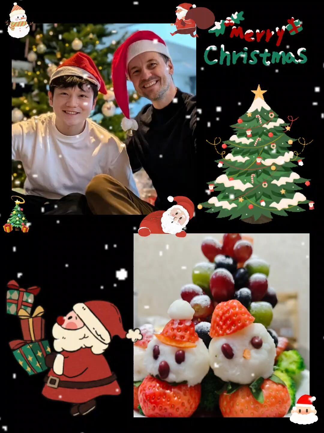 快乐幸福下去吧，28岁的大男孩，小胖和波尔在一起才是天真无邪的一老一小！
樊振东