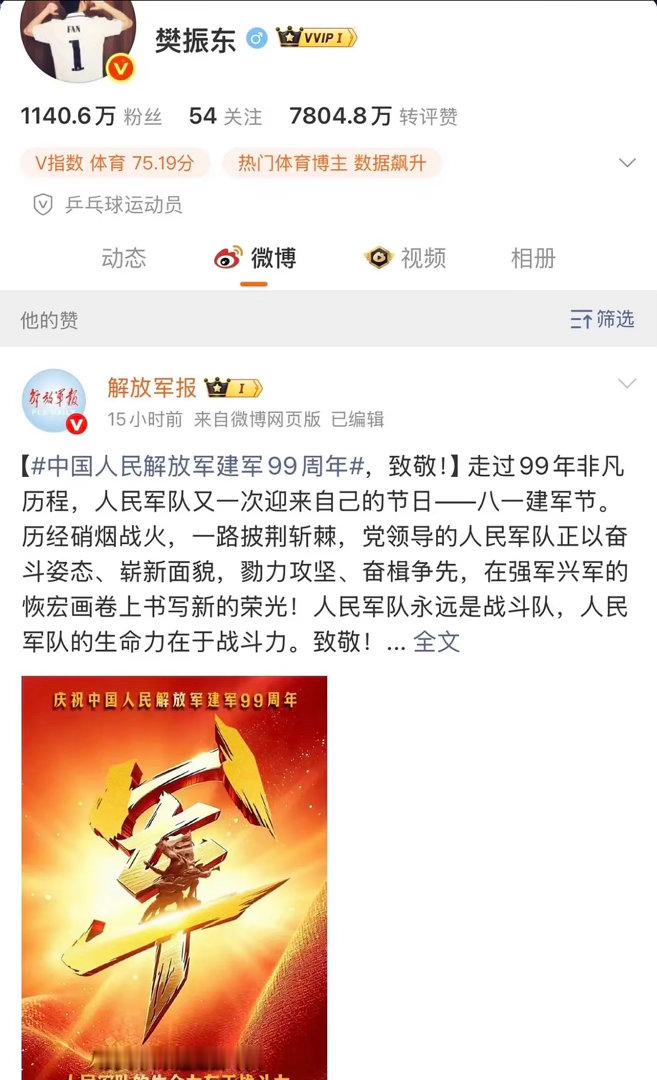 两年前的今天，八一背水一战绝地逢生祝福老兵樊振东越来越好🥹 