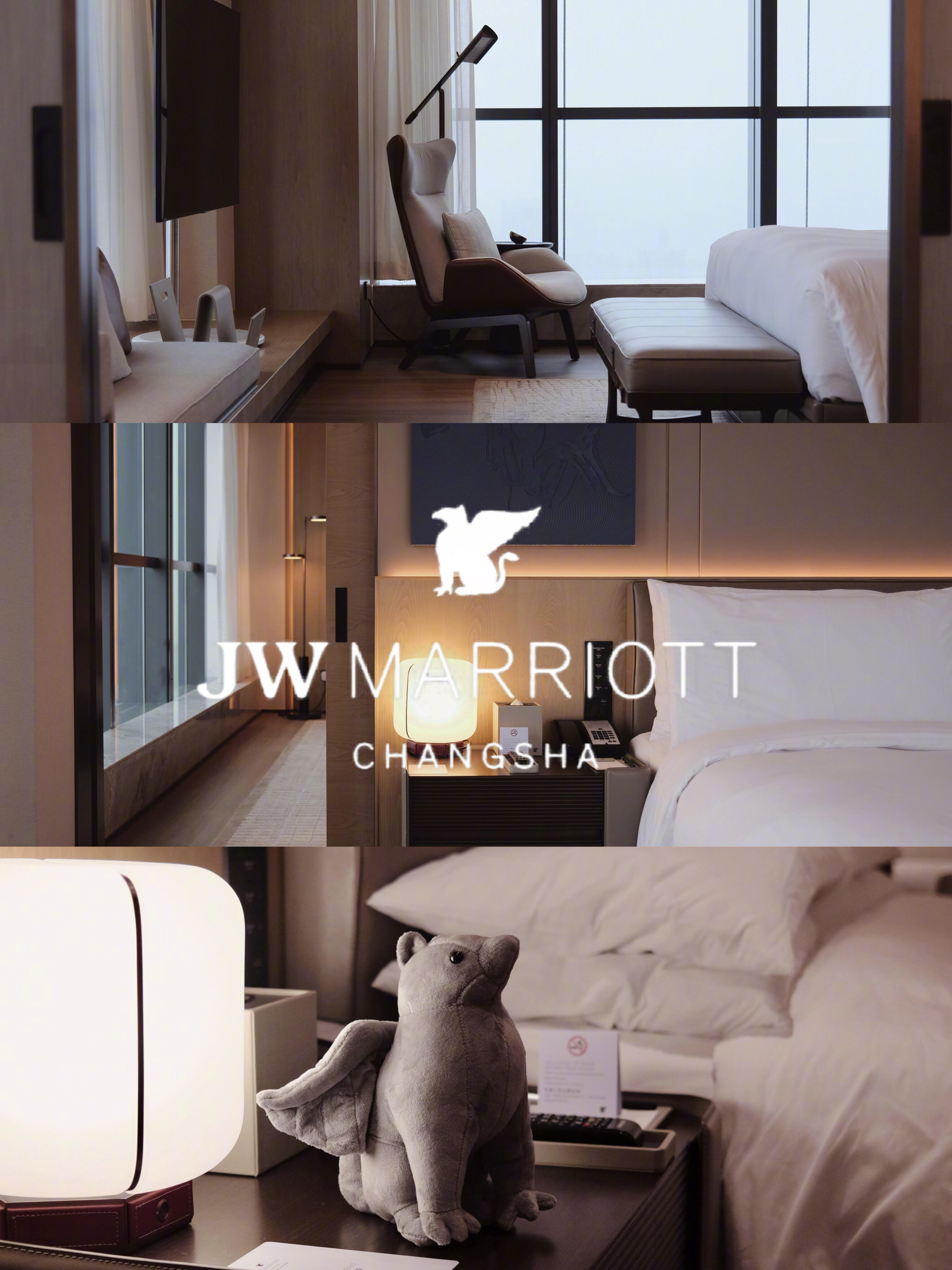 JW万豪 | 稳坐长沙高端酒店市场的第一梯队🛏️客房:房间是真的香，夜景是真的