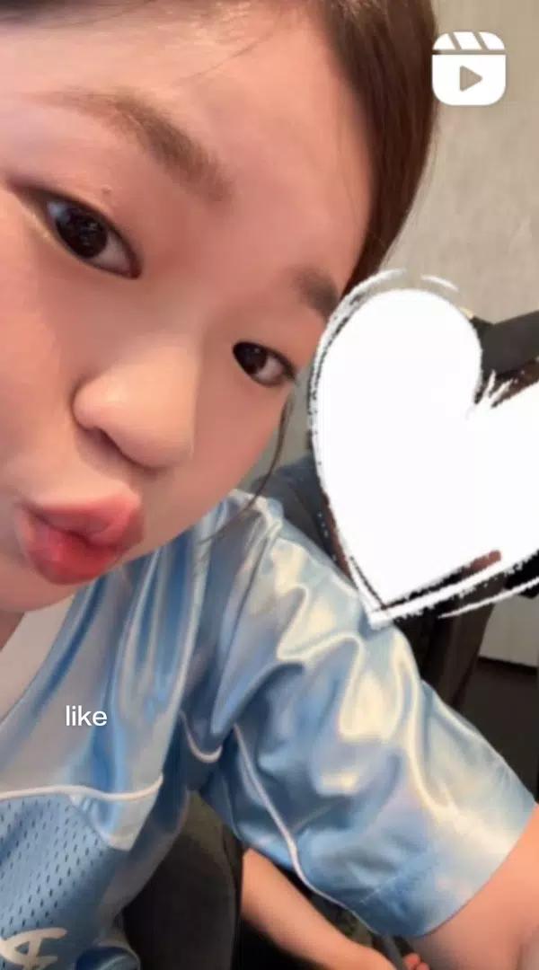 婵宝的自拍 嘟嘟小嘴😊 全红婵