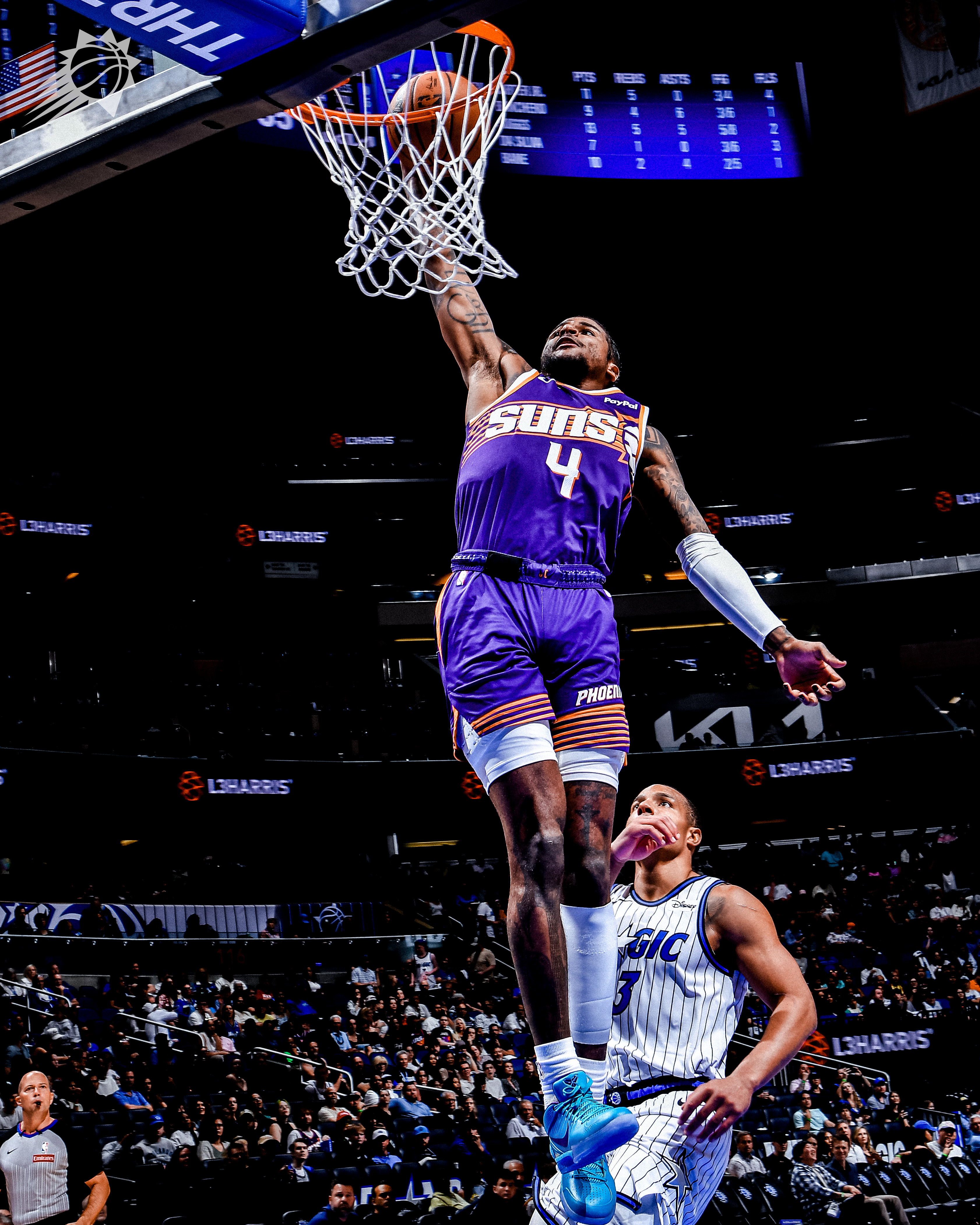 JG4 - 场均稳定一个精彩暴扣  📸 菲尼克斯太阳 ｜旭日东升 ｜ 