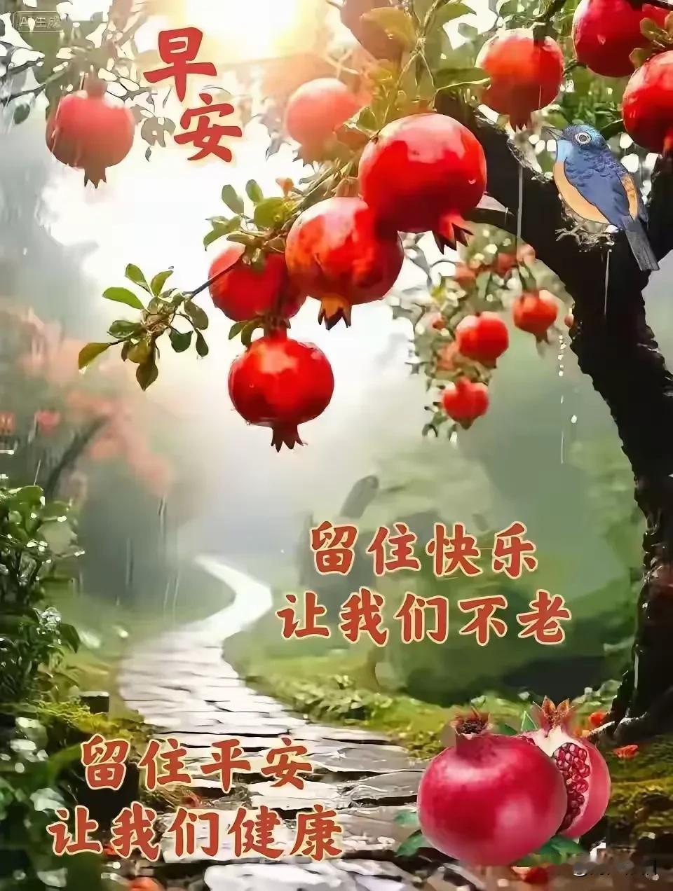 《鹧鸪天·初秋寄友》

浅染清秋意韵长，
一声问候暖心房。
情深不待多言语，
福