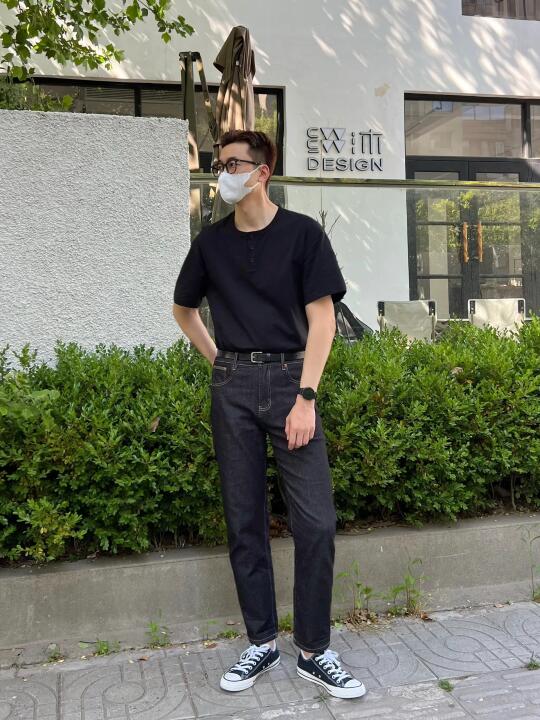 全黑≠单调|靠水洗做旧/竹节肌理穿出层次感