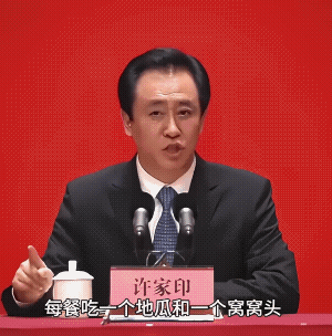从吃窝窝头开始，到如今吃窝窝头结束，许家印的人生就像做了一次过山车一样，如今车到