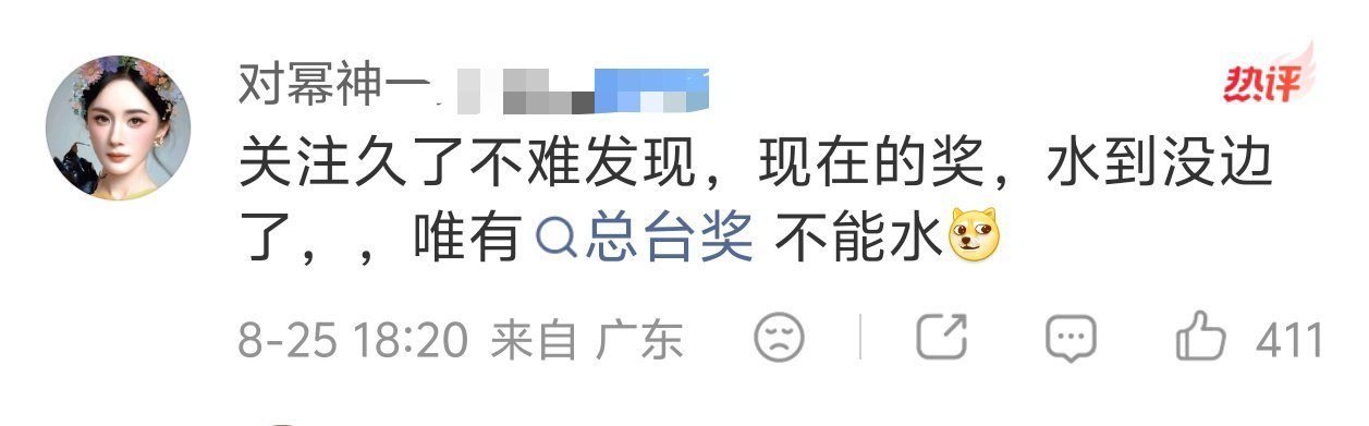 额，srds总台那个顶多是个荣誉称号，不算奖。。 ​​​