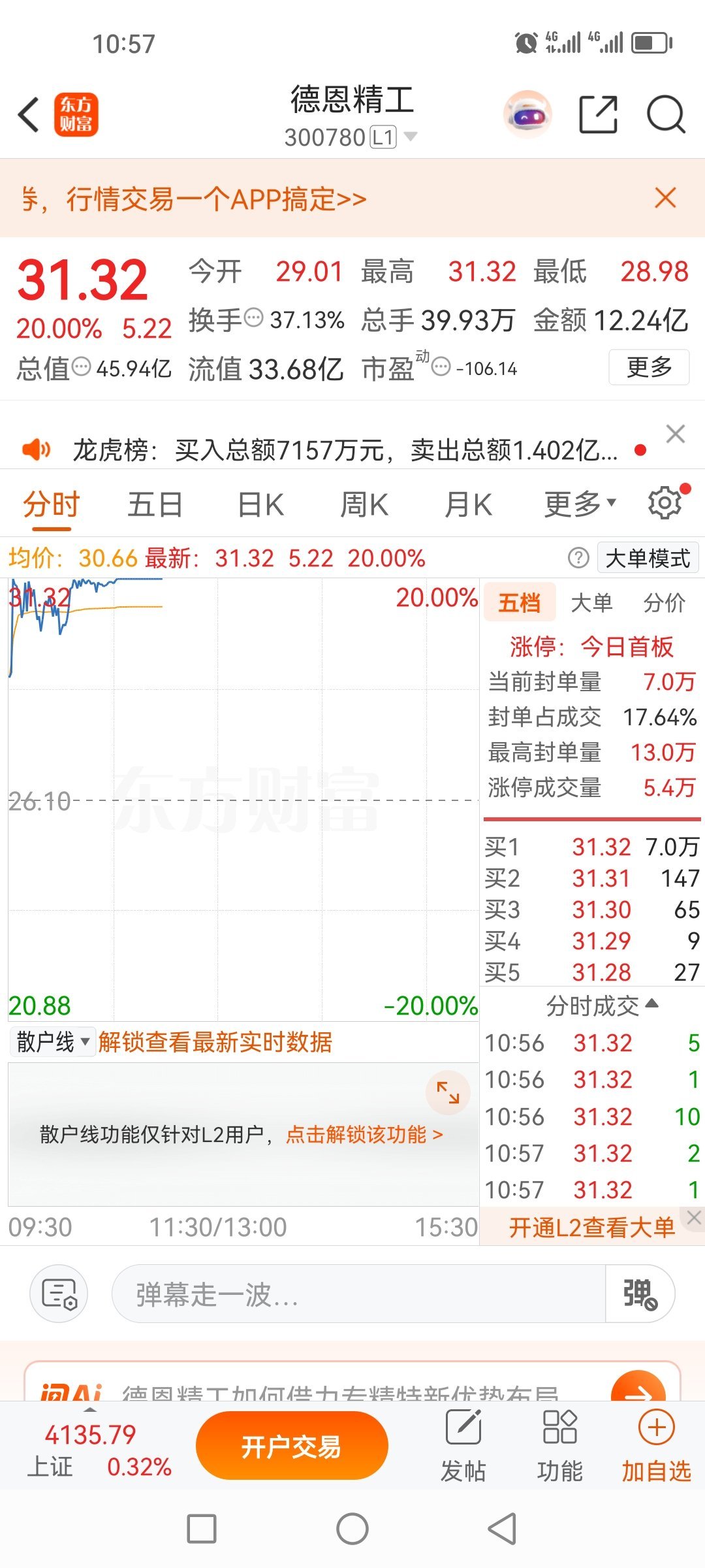 目前70支涨停票，没想到吧？我也能占据一席之地！ 