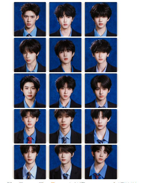 #TF练习生全新证件照#【#TF家族练习生全新证件照公开#】#TF四代全新证件照