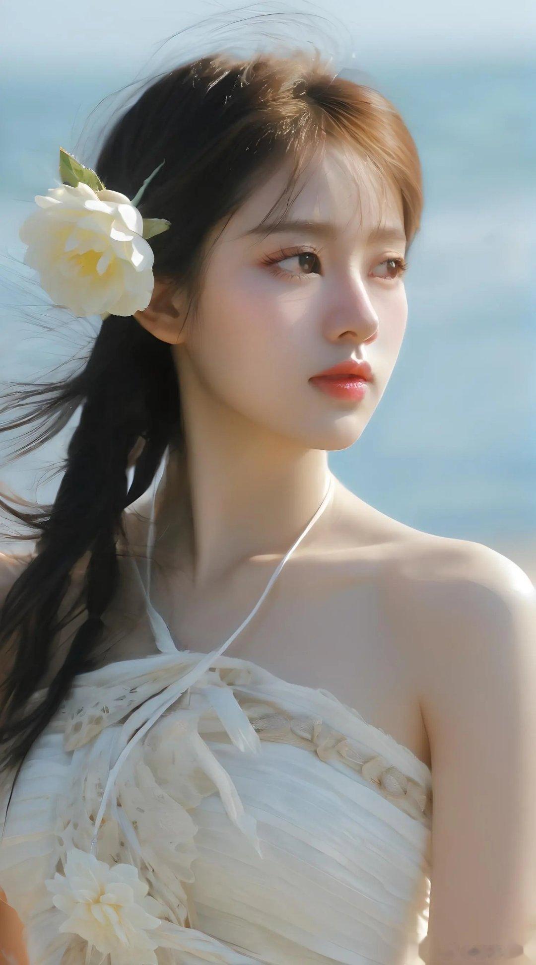 海边的一瞥，让人印象深刻，仿佛朝霞#印象深刻的梦##享受自由# ​​​