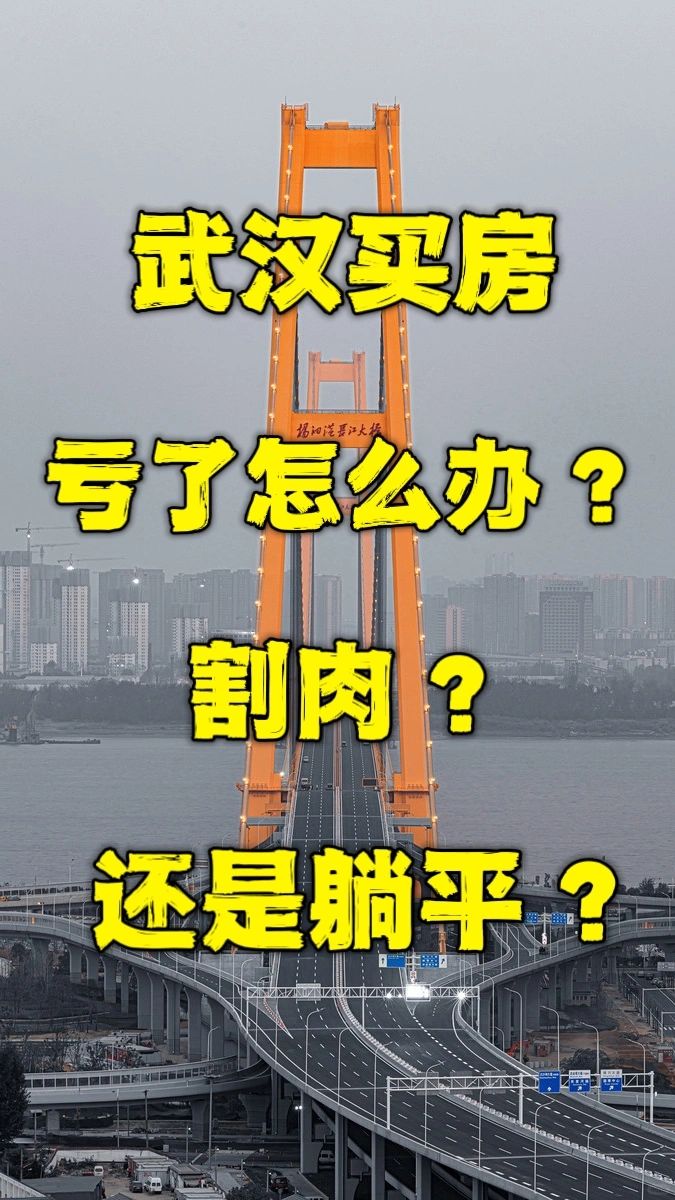 武汉买房‼️亏了怎么办⁉️割肉还是躺平