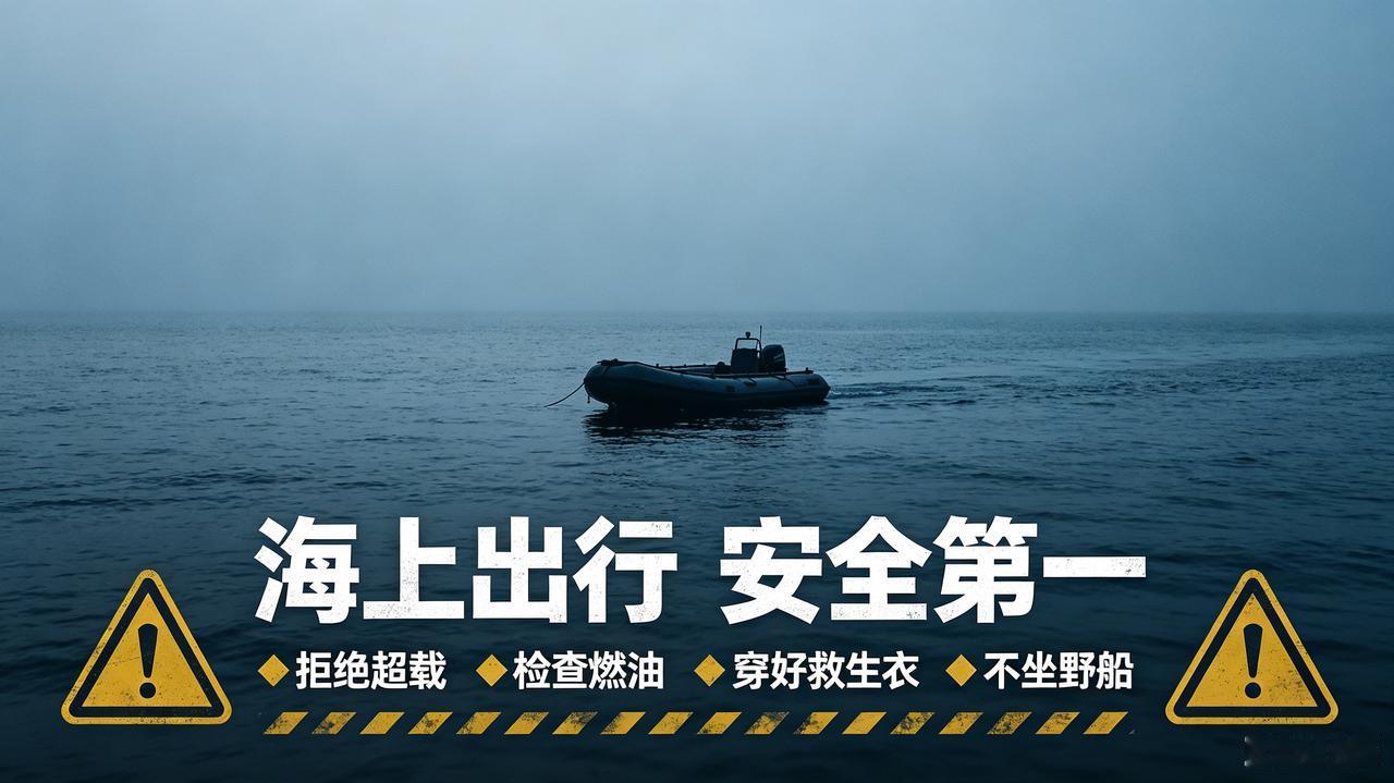 橡皮艇近海闪爆！13人出海遭遇不幸

谁能想到，短短一趟赶海返程，13个人坐上一