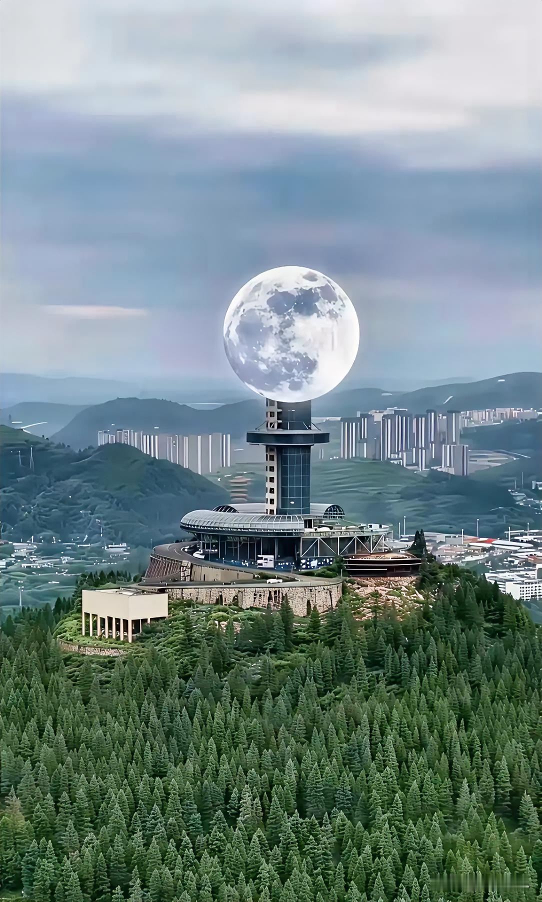 贵州盘州“世界最大人造月亮”没过“百日”就夭折了。

这颗人造月亮位于盘州市中央