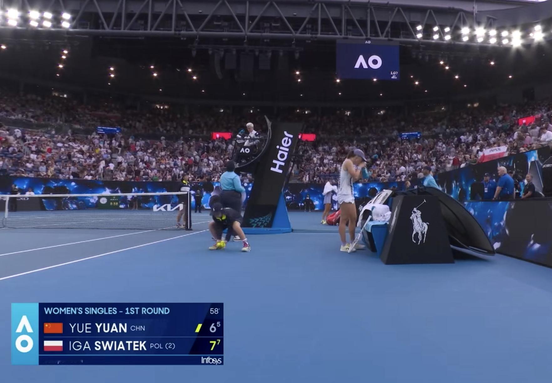 袁悦第一盘有点可惜，但已经打的很好了！网球talking大会