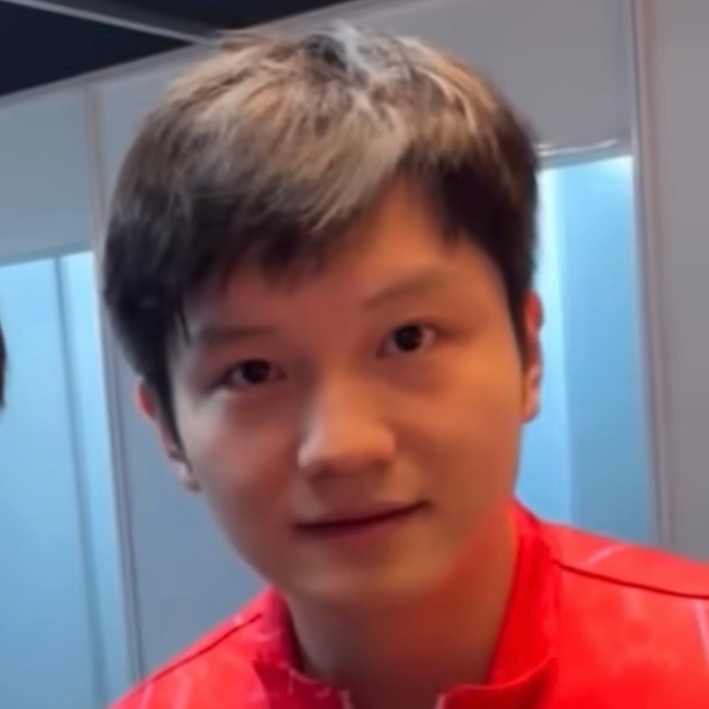 小熊猫就这样，刚露了点额头一整理刘海更萌了樊振东