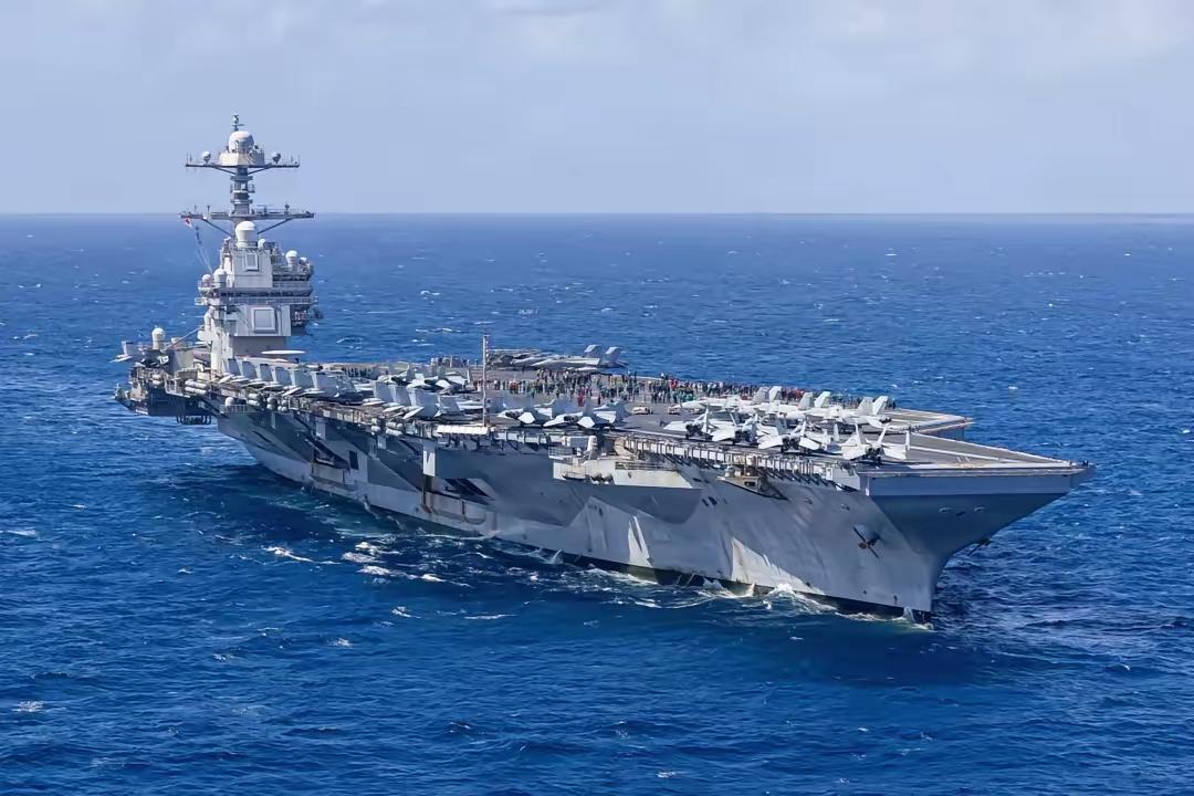 要说窝囊，没有比福特号航空母舰更窝囊的！

福特号航空母舰明明是要去中东作战的，