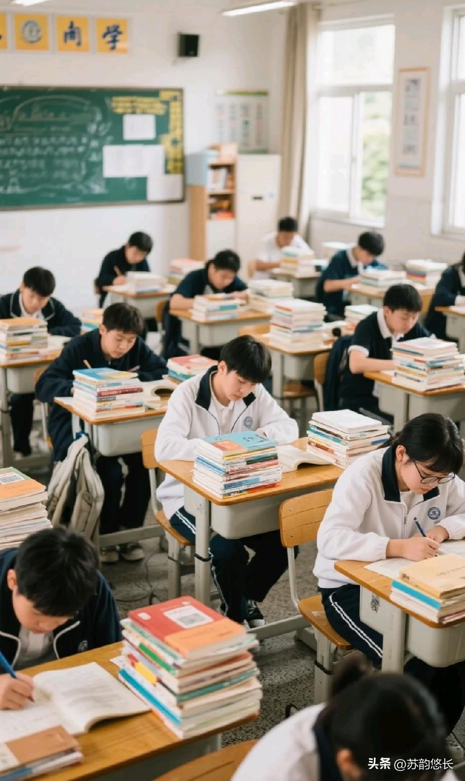 上了高中你才会发现：
现在很多人习惯把高考500分以上人数比较少的高中称为垃Ji