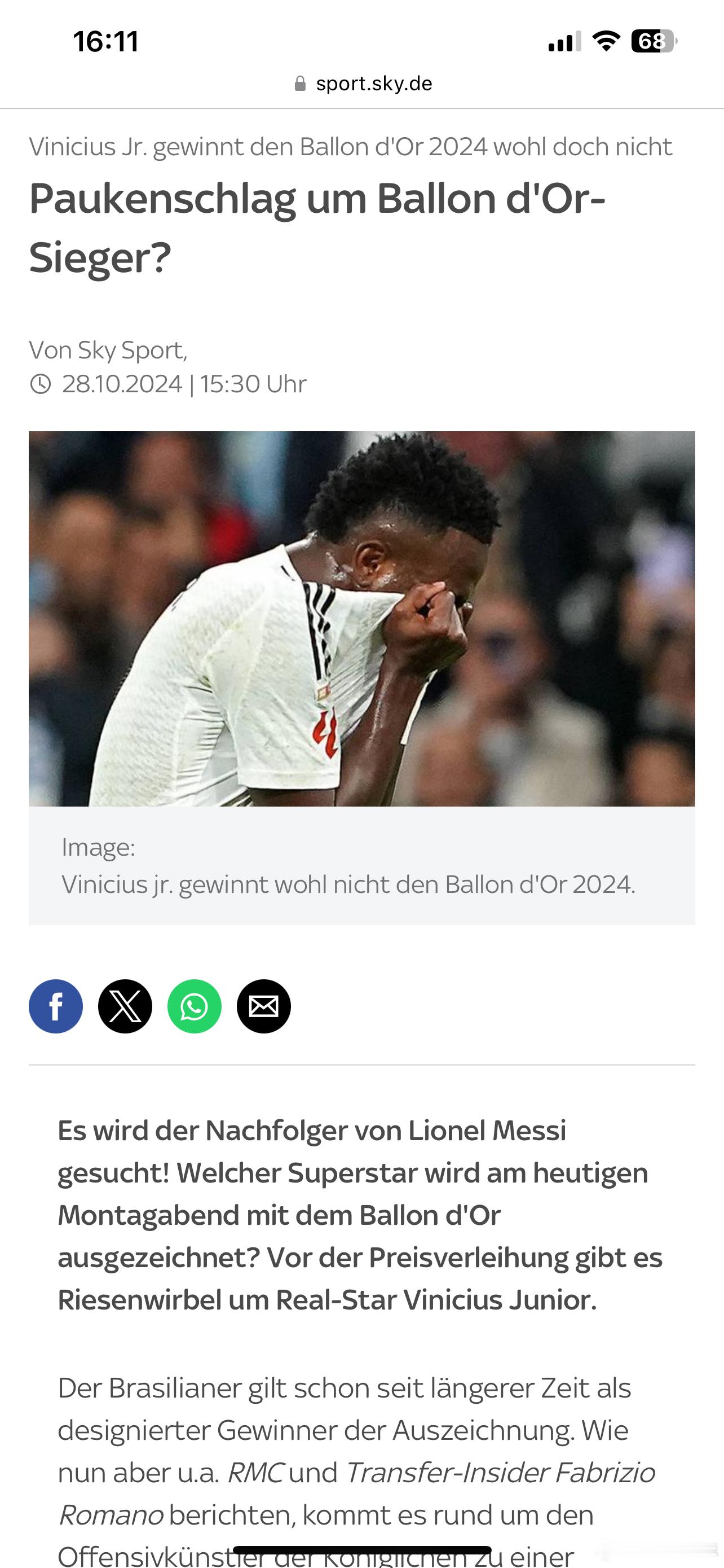 【想想这么些年金球奖对拜仁球员的各种操作，今天这消息很正常！】[doge][do