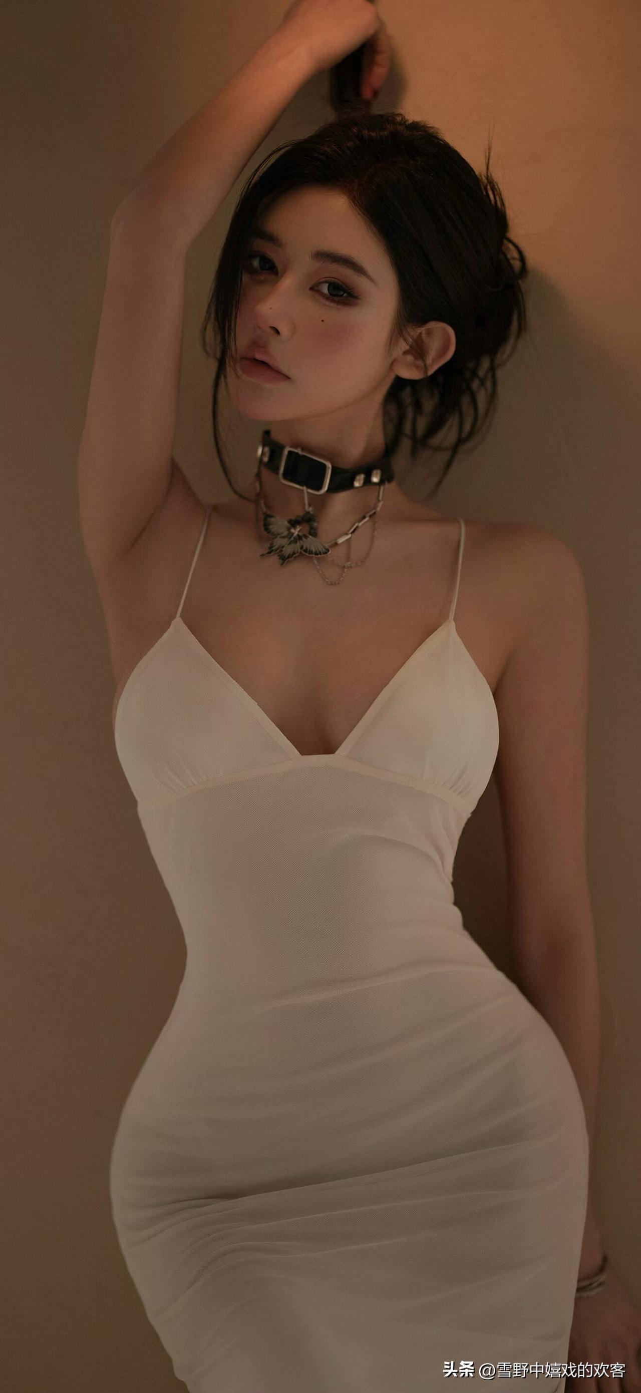 玉颜倾国貌，轻纱掩芳华。