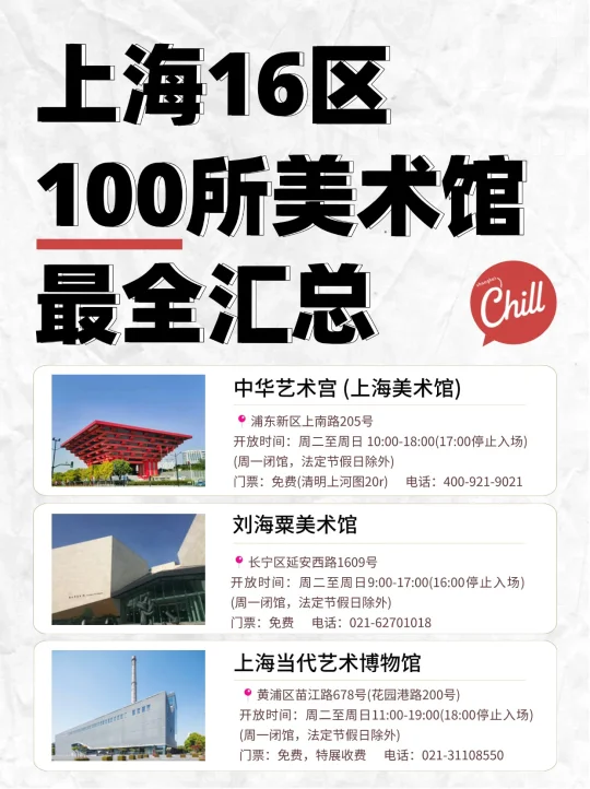 建议每个来上海的人一定要去逛个美术馆❗️